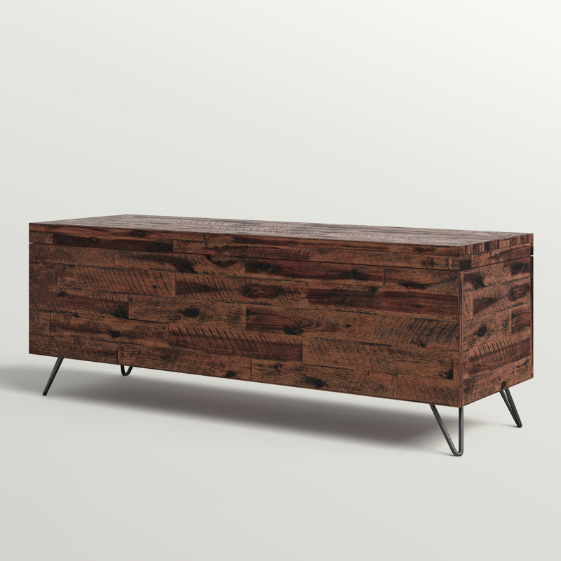 Three Posts™ Sherry Wood Flip Top Storage Bench & Reviews Wayfair